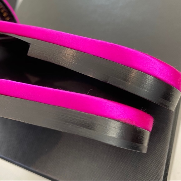 39 9 Saint Laurent Tribute Nu Pieds Slide Sandals - Picture 8 of 16